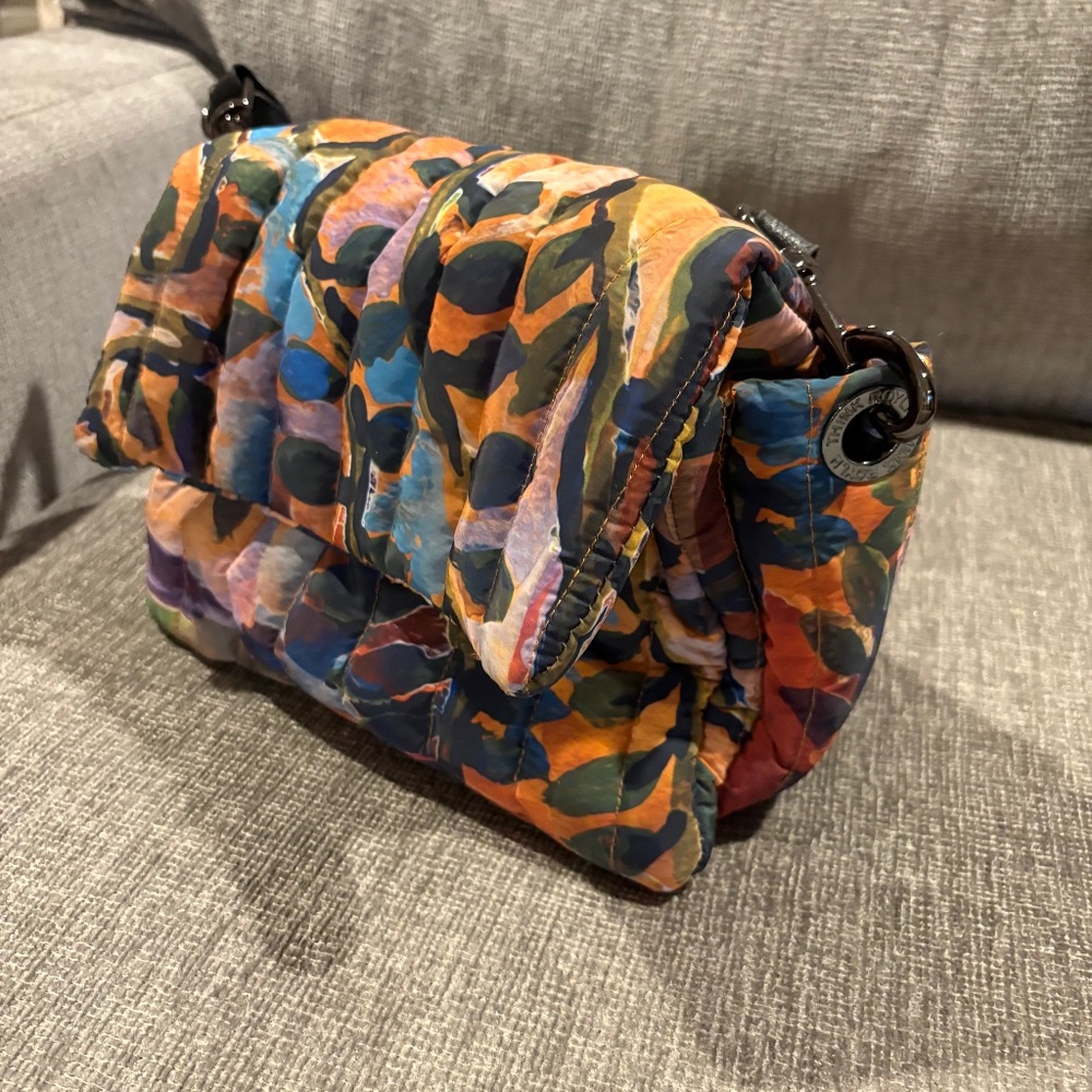 EUC Peruvian Connection Quilted Handbag with two straps.